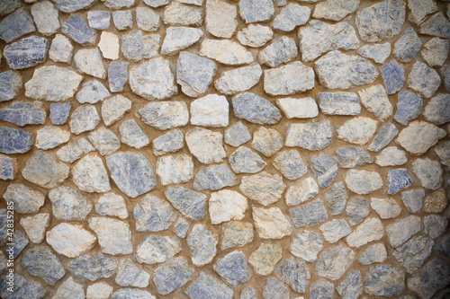 Stone walls.