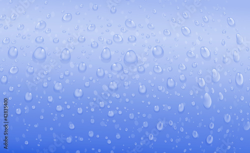 blue water drops