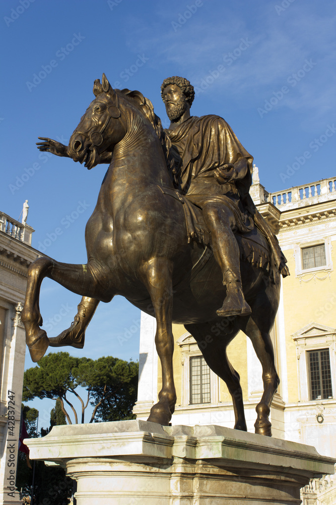 Obraz premium Statua Equestre di Marco Aurelio