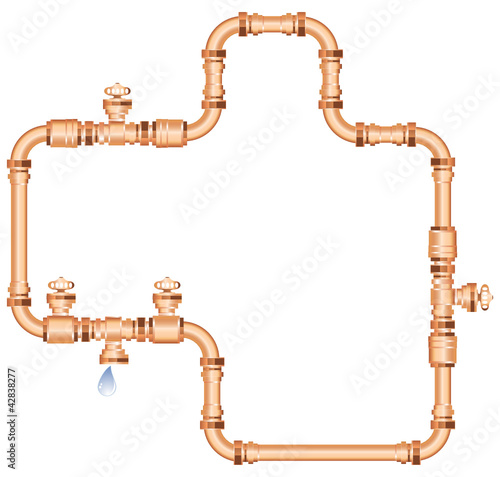 copper pipes