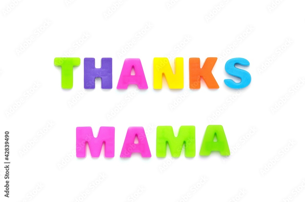 アルファベット THANKS MAMA アルファベット THANKS MAMA