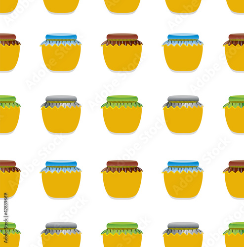 Seamless structure. Honey