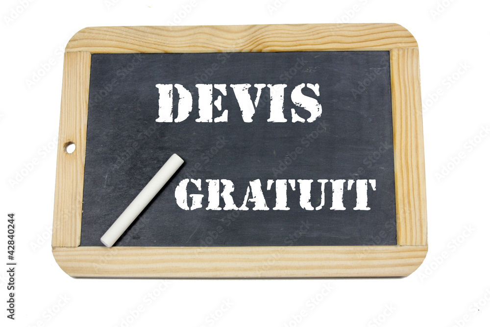 Fototapeta premium ardoise devis gratuit