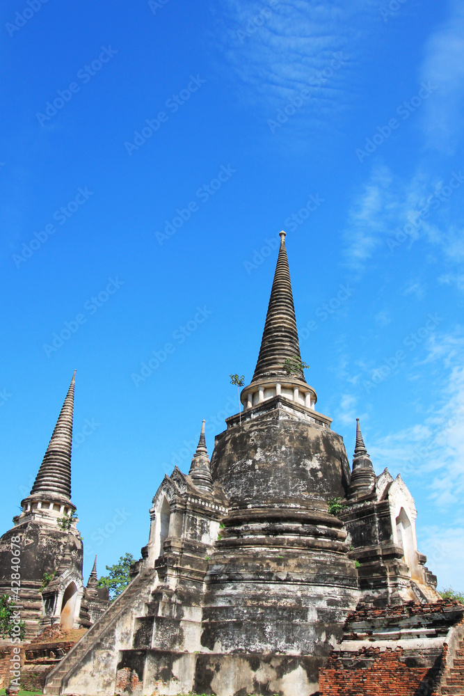 Wat-Phrasisanphet Ayutthaya in Thailand