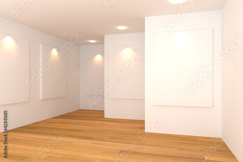 empty white room