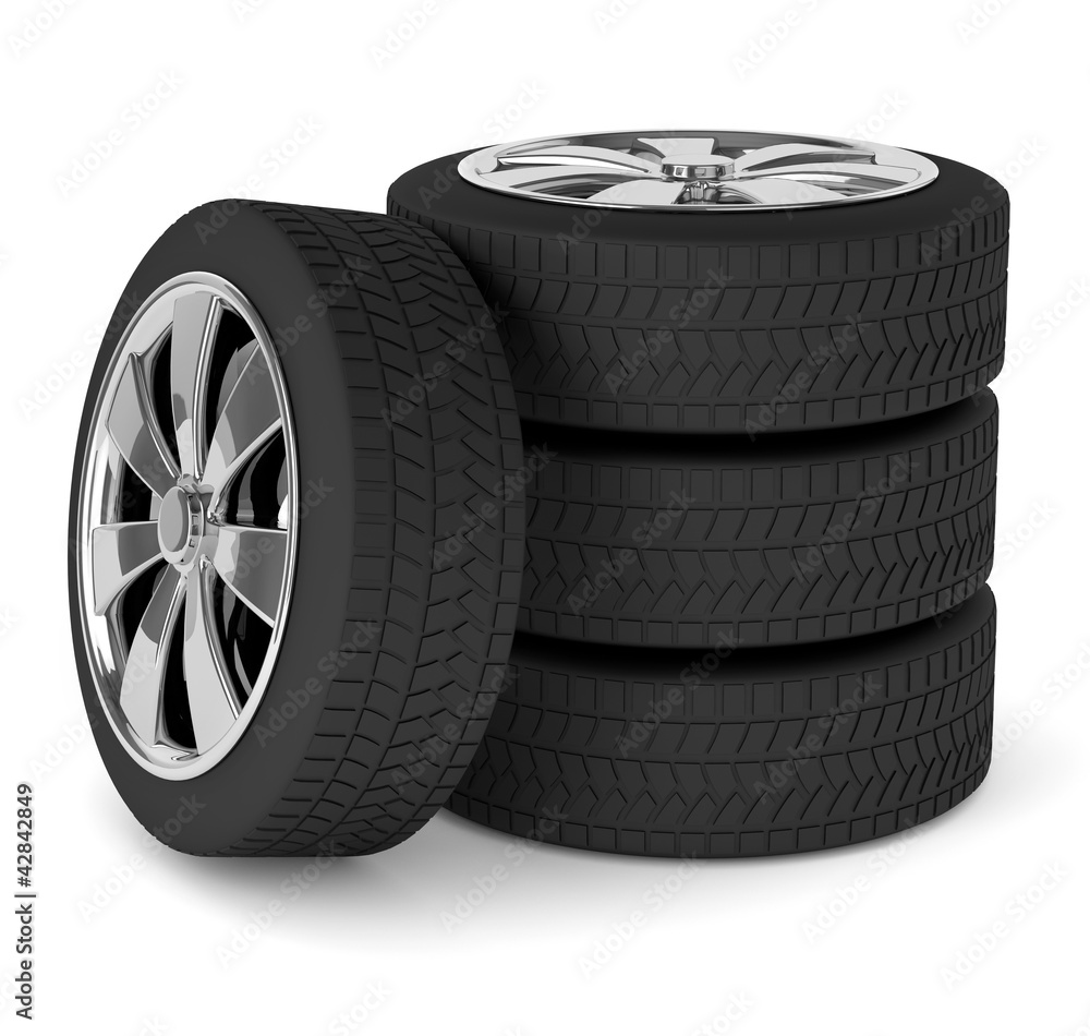 Obraz premium Reifenwechsel
