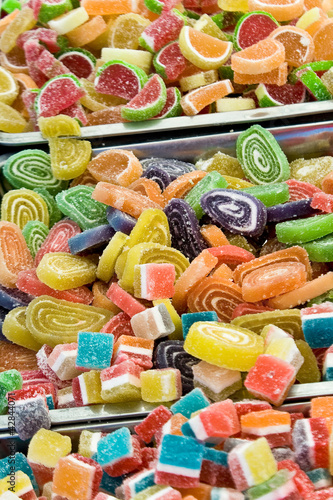 Assortment of various jelly candies