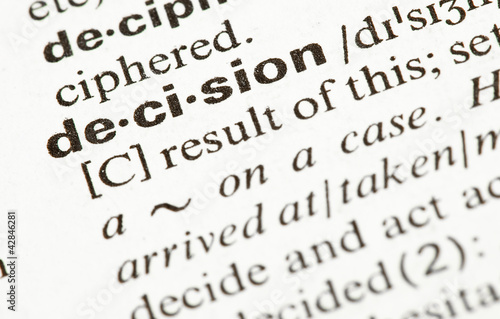 decision word