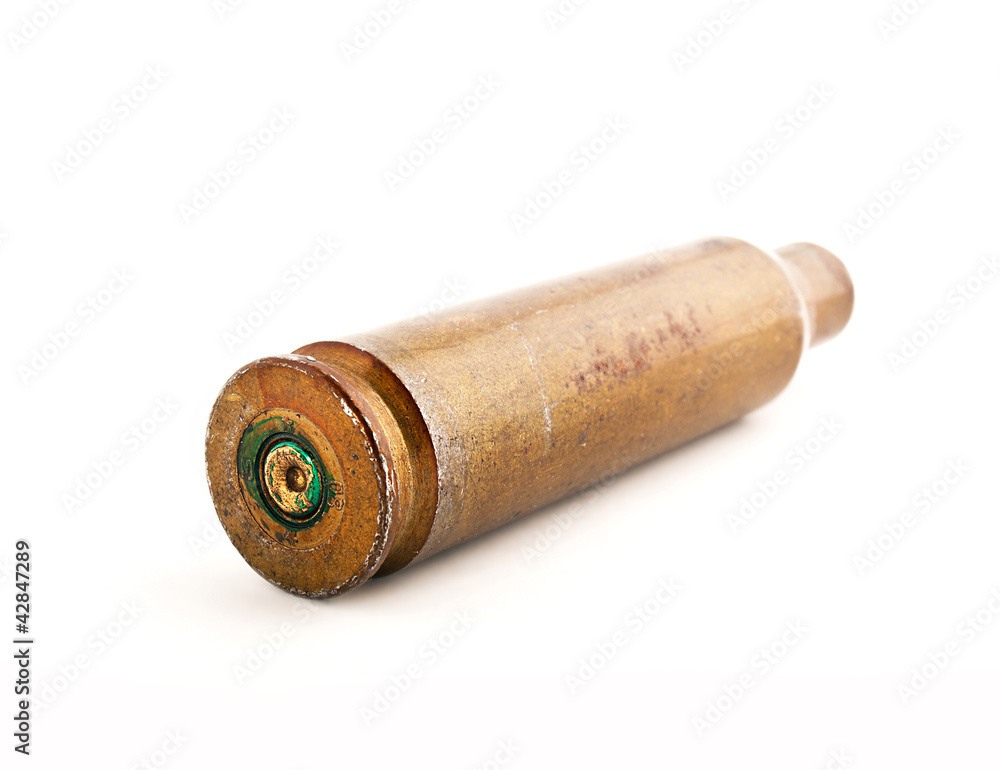 Used rusty cartridge