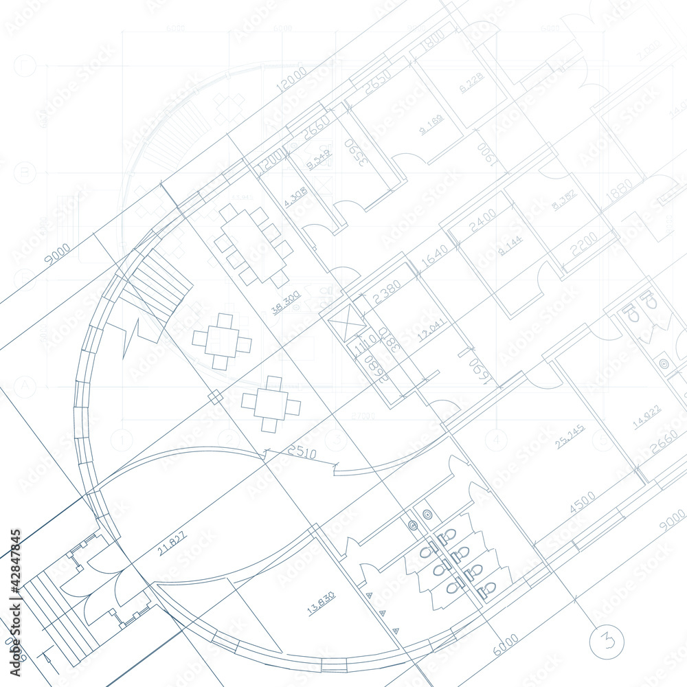 Architectural background. Part of architectural project Architectural background. Part of architectural project