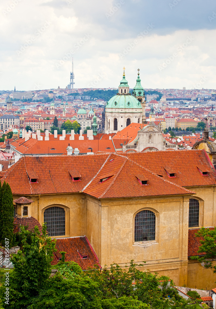 Prague. Top view