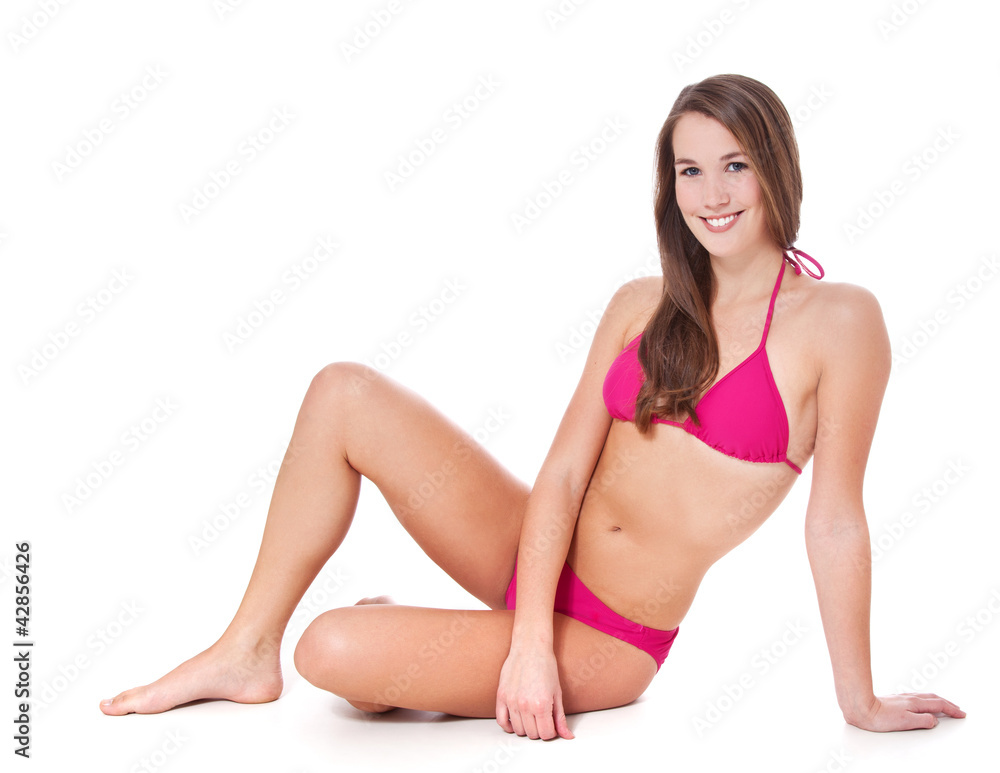 Attraktive junge Frau im Bikini Attraktive junge Frau im Bikini