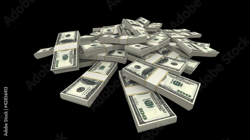 Falling Dollars Packs - USD (with Matte)