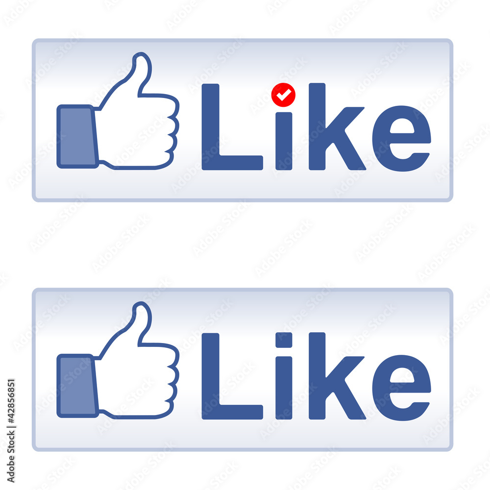 Thumb Up and Like, social media icon Thumb Up and Like, social media icon