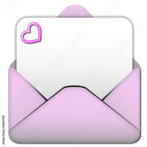 envelope pink