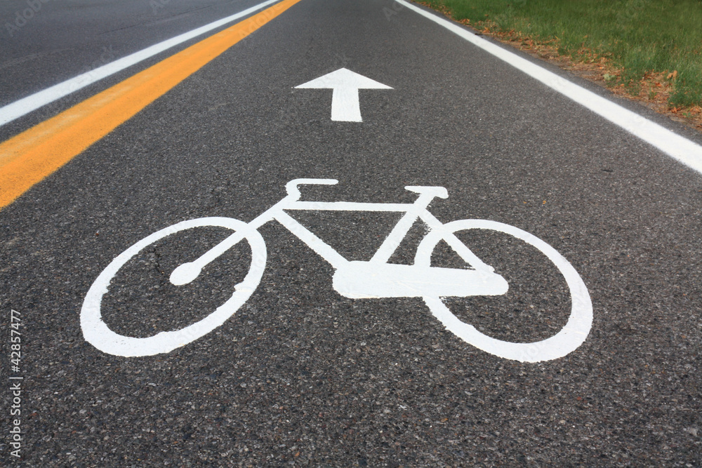 Obraz premium Pista ciclabile - Cycle track