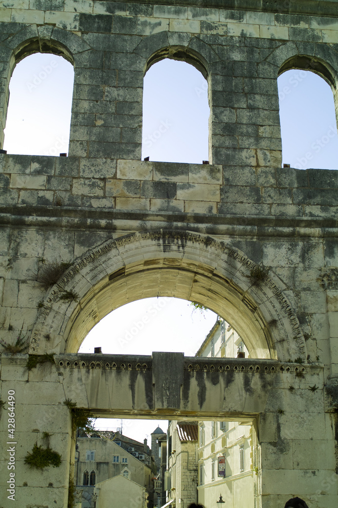 Eastern (Silver) Gate in Split, Croatia