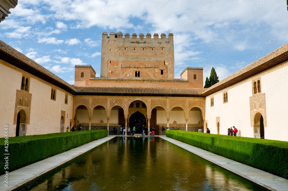 Fototapeta premium 41 - Alhambra court of myrtles