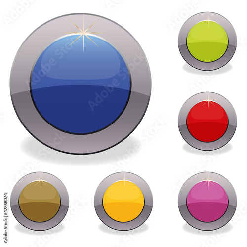 set of buttons