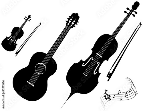 Silhouettes of