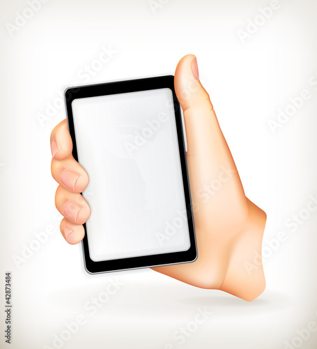 Mobile phone in hand