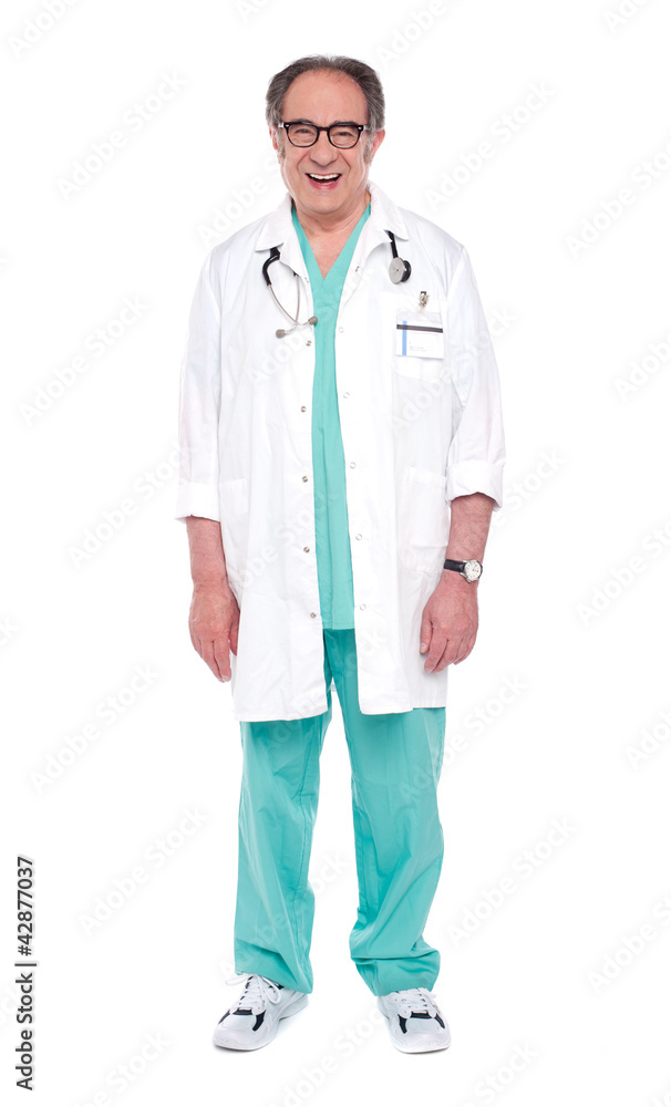 Full length portrait of a male doctor Full length portrait of a male doctor