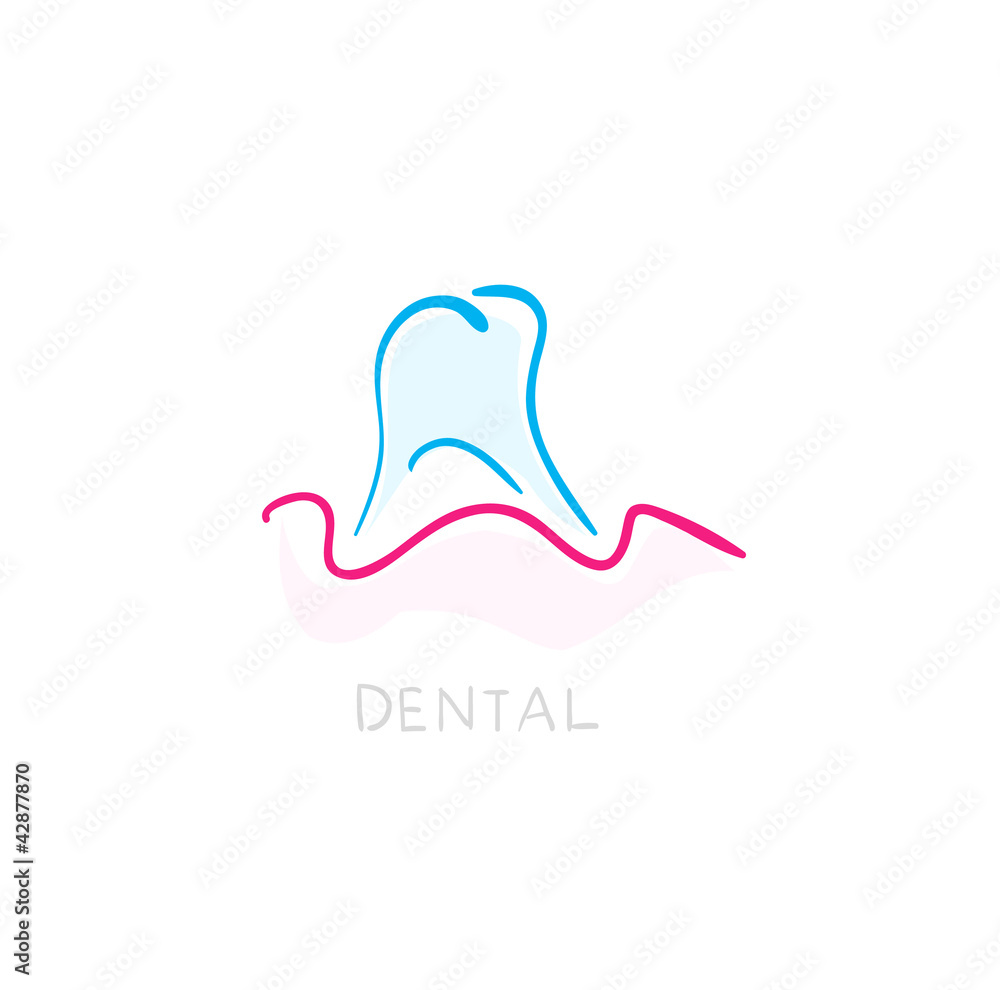 Dental icon. Illustration of teeth as icon Dental icon. Illustration of teeth as icon