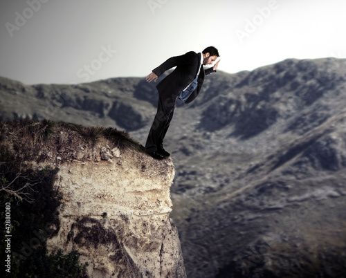 Tableau sur toile Business hazard