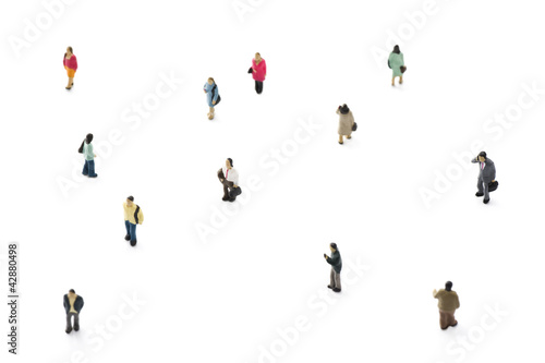 Wallpaper Mural 群衆の人形 Torontodigital.ca