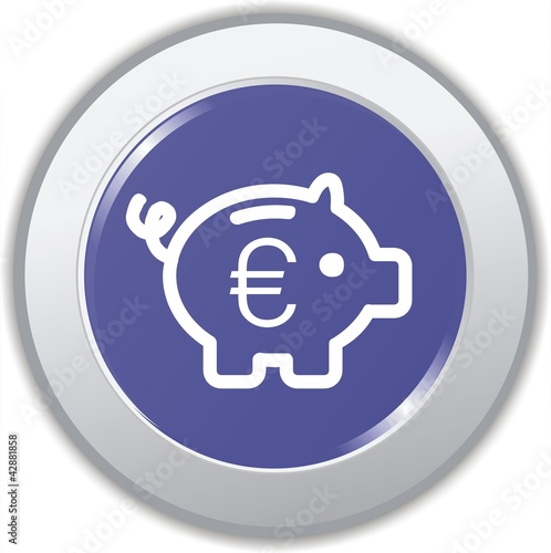 bouton tirelire