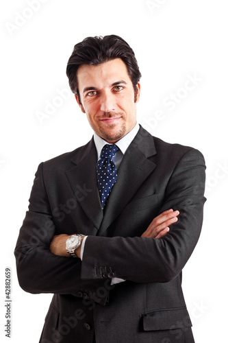 Confident businessman portrait