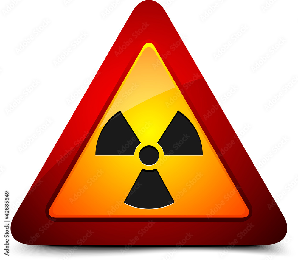Fototapeta premium Radiation sign
