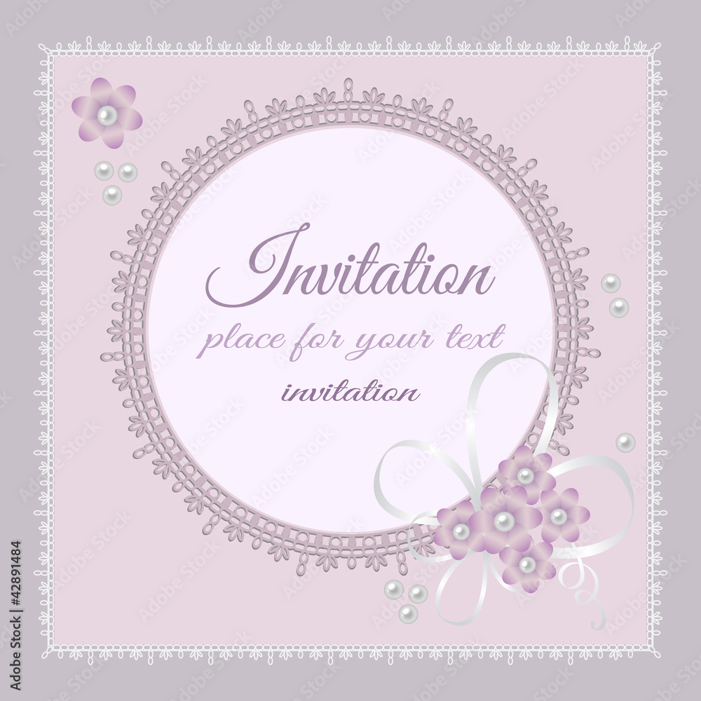 Vector ornate lace background
