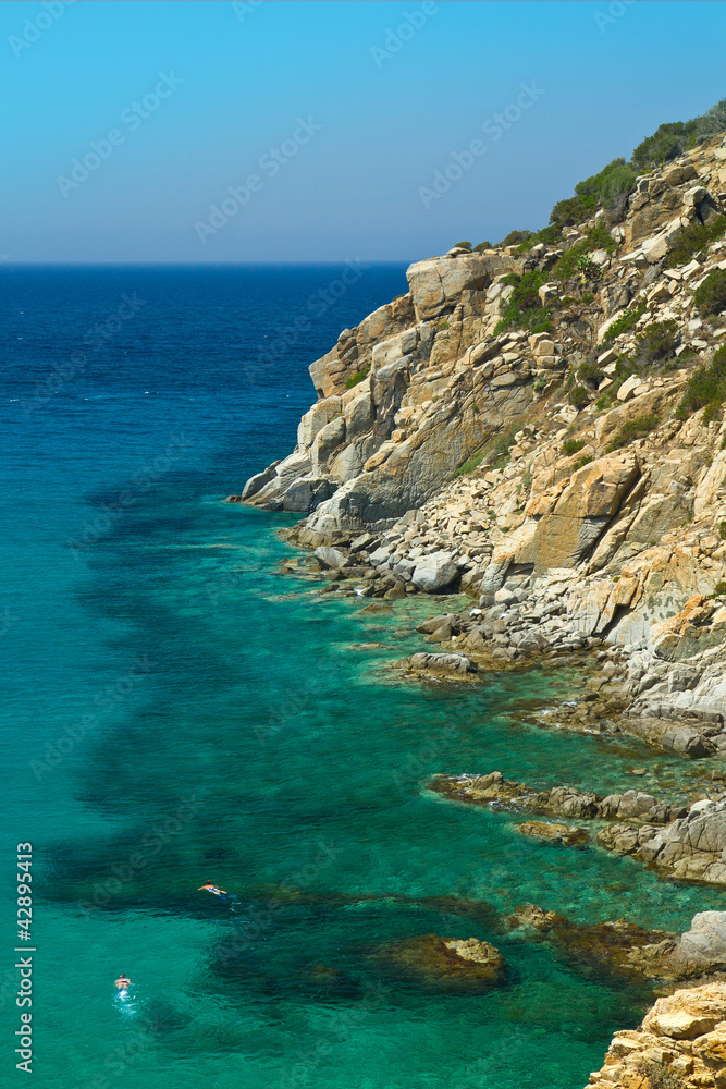 Baia a Solanas, Sardegna