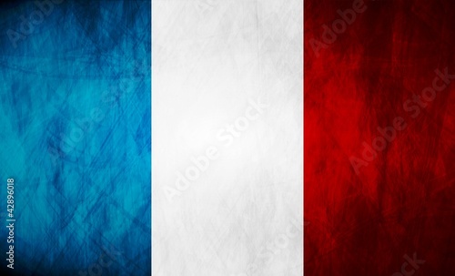 French grunge flag