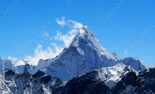 Nepal, Everest Region, Mt. Ama Dablam