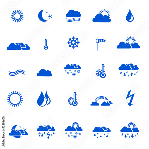 Icon Set Wetter