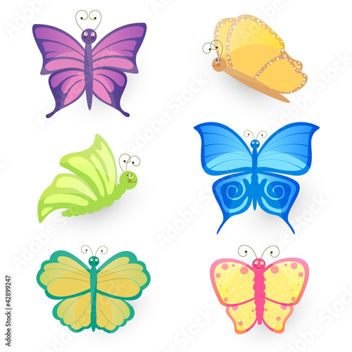Vector Butterfly Collection