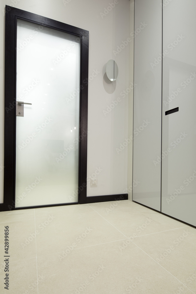 Interior of modern corridor