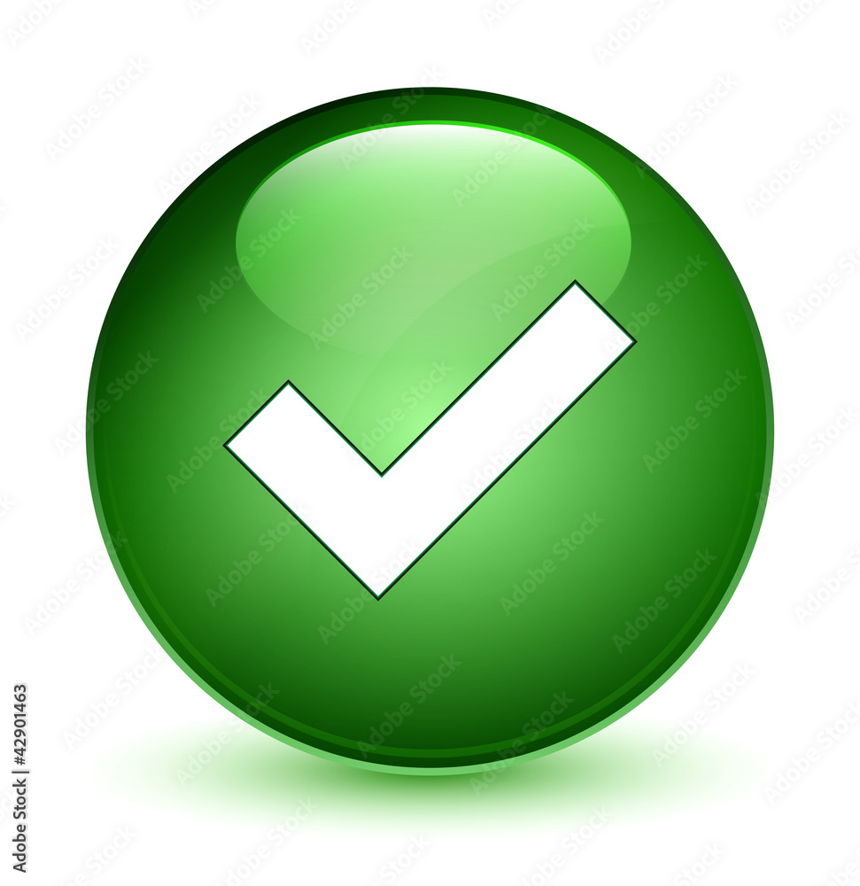 Validate icon green button Validate icon green button