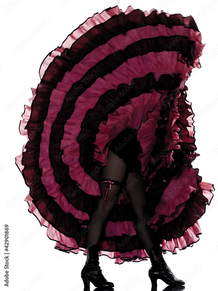 Obraz premium woman dancer dancing french cancan