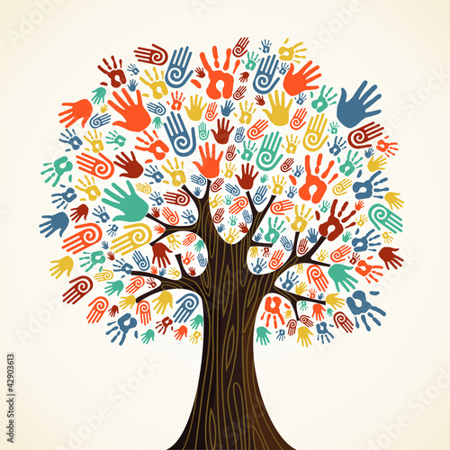 Isolated diversity tree hands