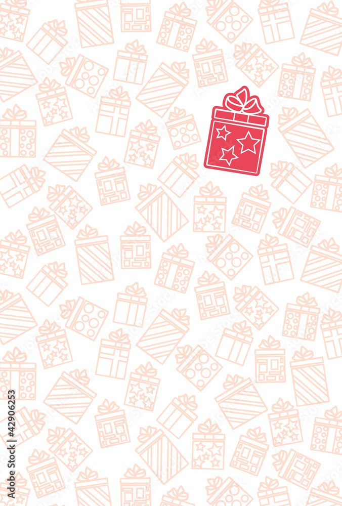 Gift boxes pattern