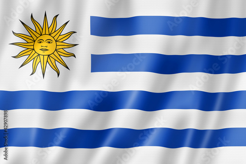 Uruguaian flag photo