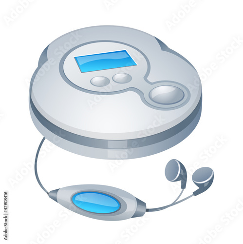 vector icon cd player