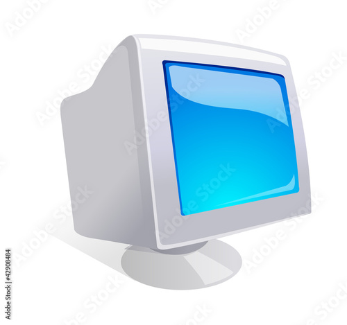 vector icon computer monitor