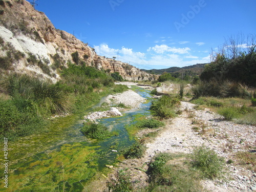 Rio Verde Alicante en verano