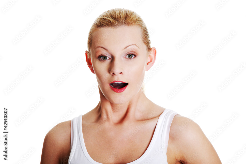 Surprised woman