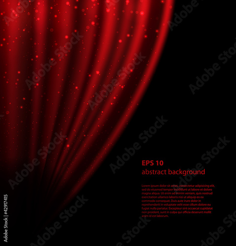 Vector illustration. Red abstract background