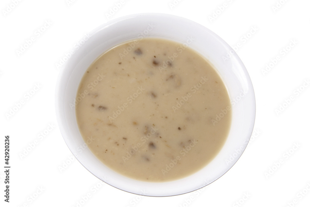 Bowl of Mushroom Soup Bowl of Mushroom Soup